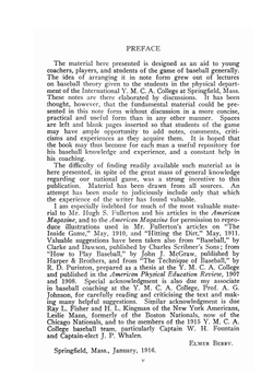 Baseball notes for coaches and players | Berry Elmer