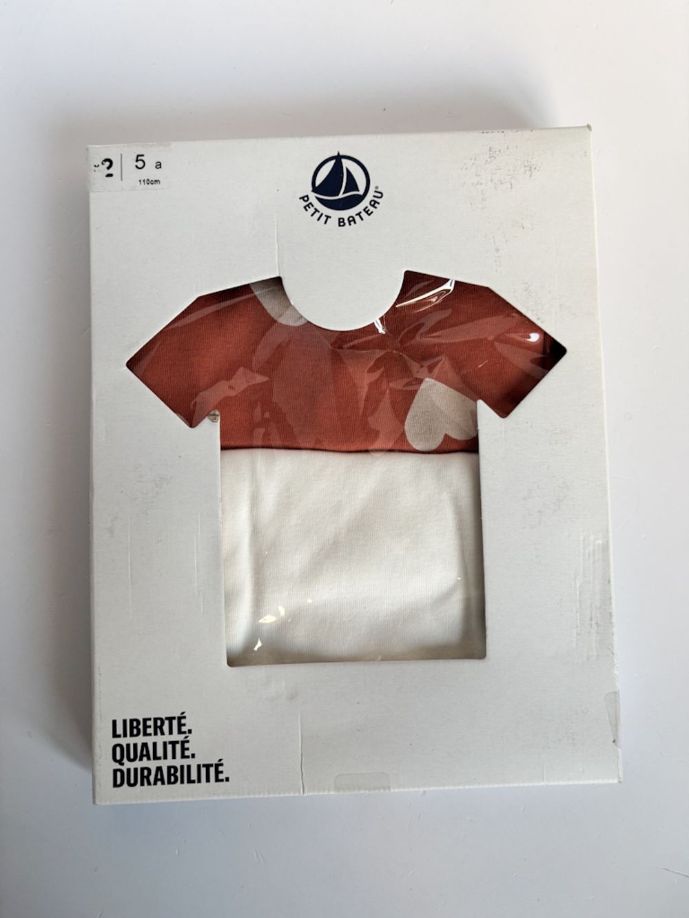 Новые хлопковые футболки Petit Bateau, 110