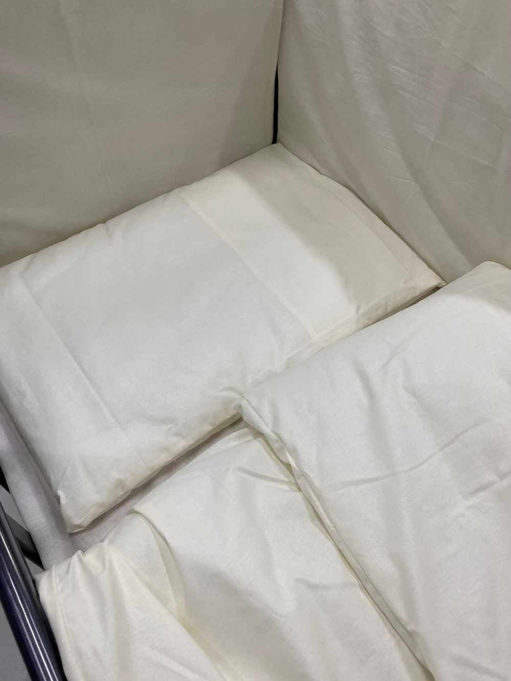 Комплект в кроватку 6-ти предметный "Нежность" (бежевый цвет), поплин