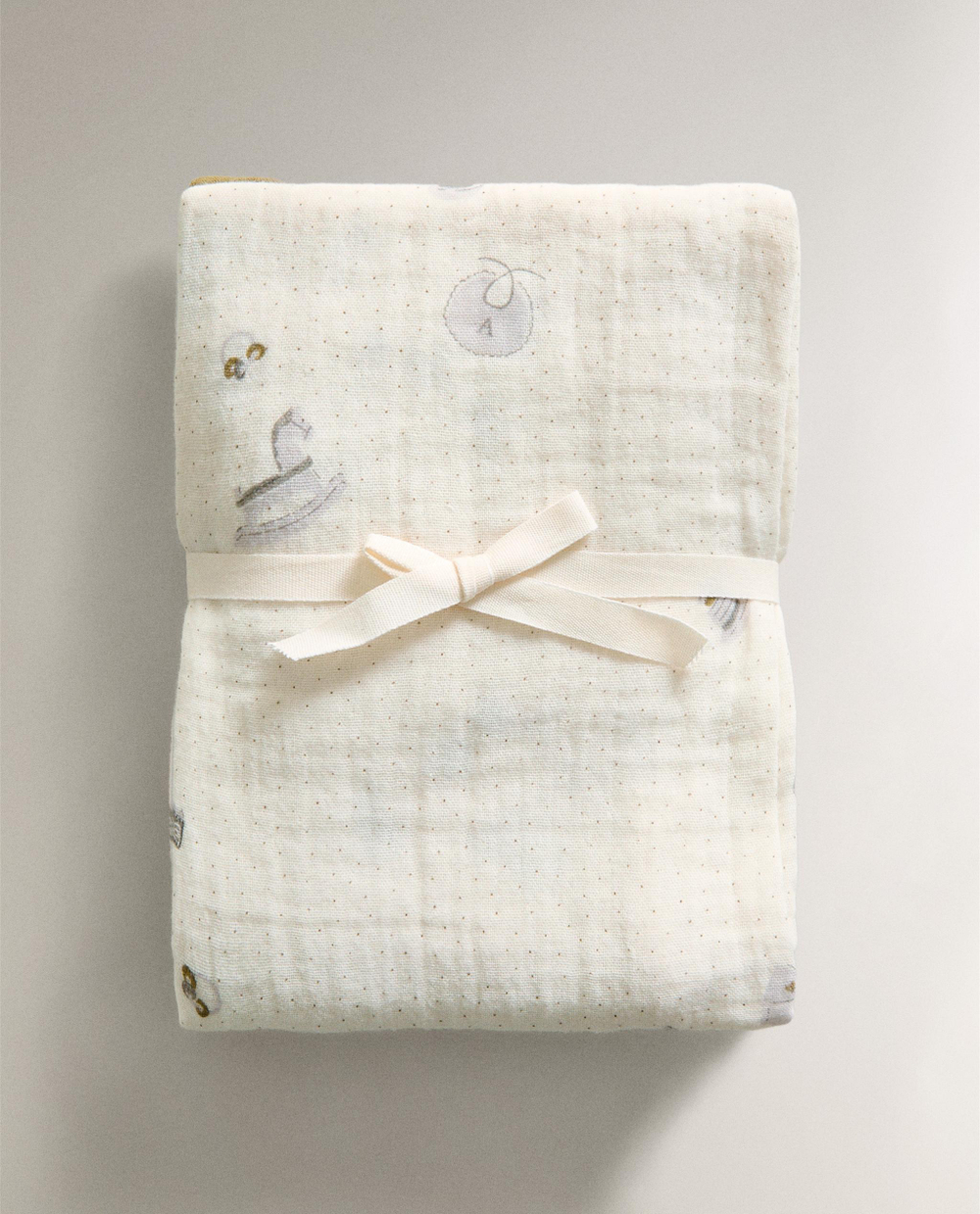 Zara Home Муслиновые салфетки из хлопка, экрю, 55x55 см (3 шт.) · 4601/767