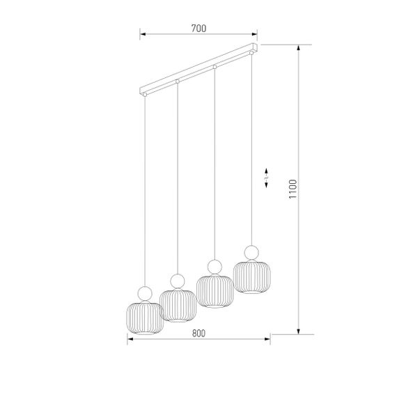 Подвесной светильник TK Lighting 11051 Ballo a071817
