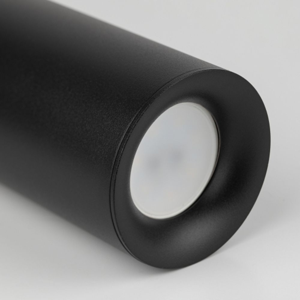 Светильник подвесной ЭРА PL1 GU10 BK 300 под лампу MR16 GU10 черный | Подвесные светильники