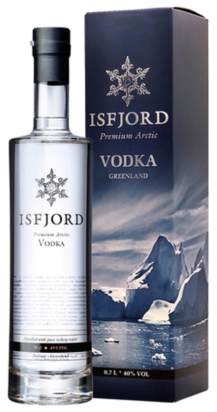 Водка Isfjord Premium Arctic Vodka, 0,7 л п/уп
