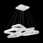 Eletto Granda EL336P100 LED Люстра хрустальная с пультом Хром