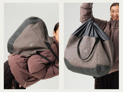 Сумка Nothomme Blue Minimalist Structured Tote Bag Urban Commuter Outdoor Sports Seam Sealing Waterproof Firm Large-Capacity Tote Bag