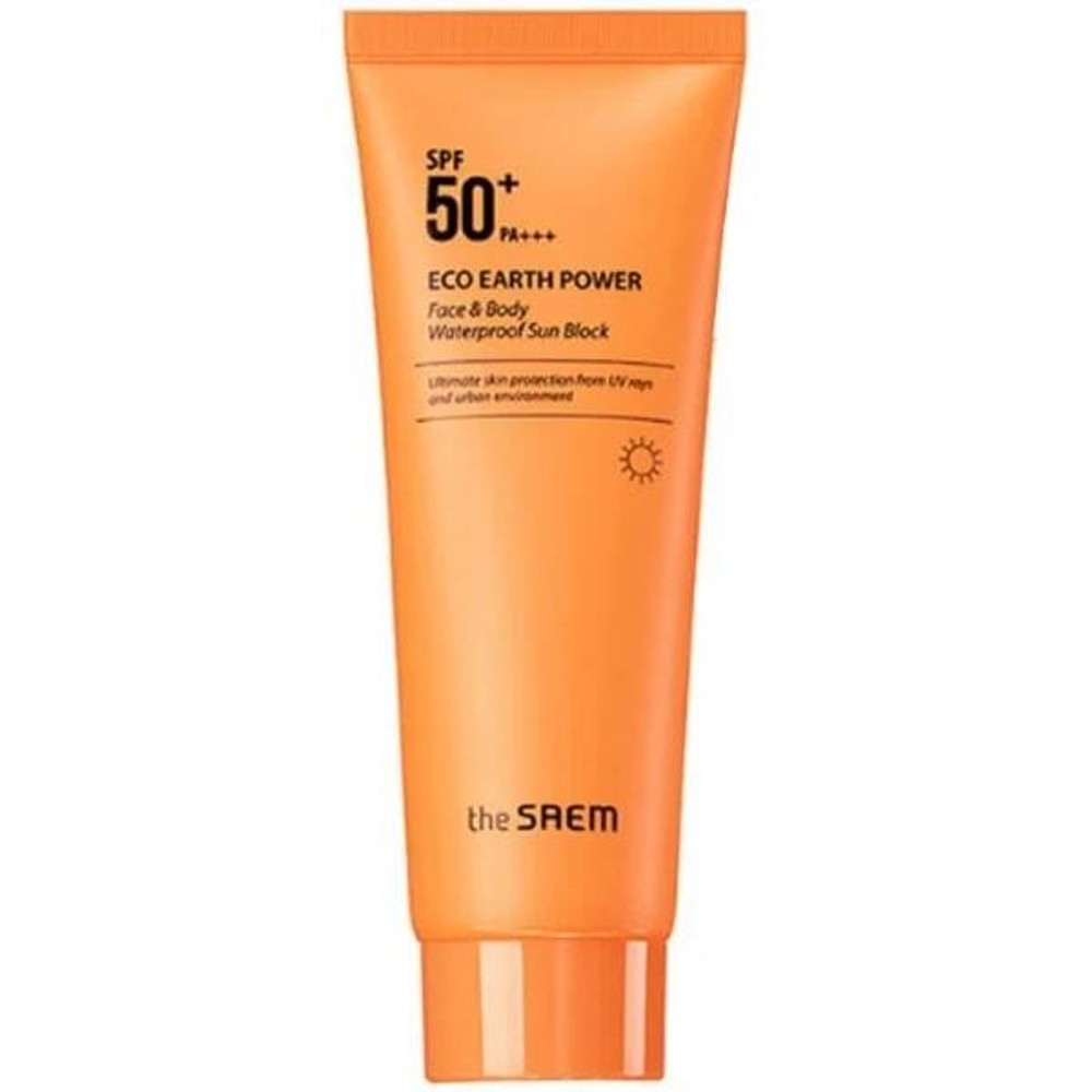 Водостойкий солнцезащитный крем для лица и тела The Saem Face & Body Waterproof Sun Block