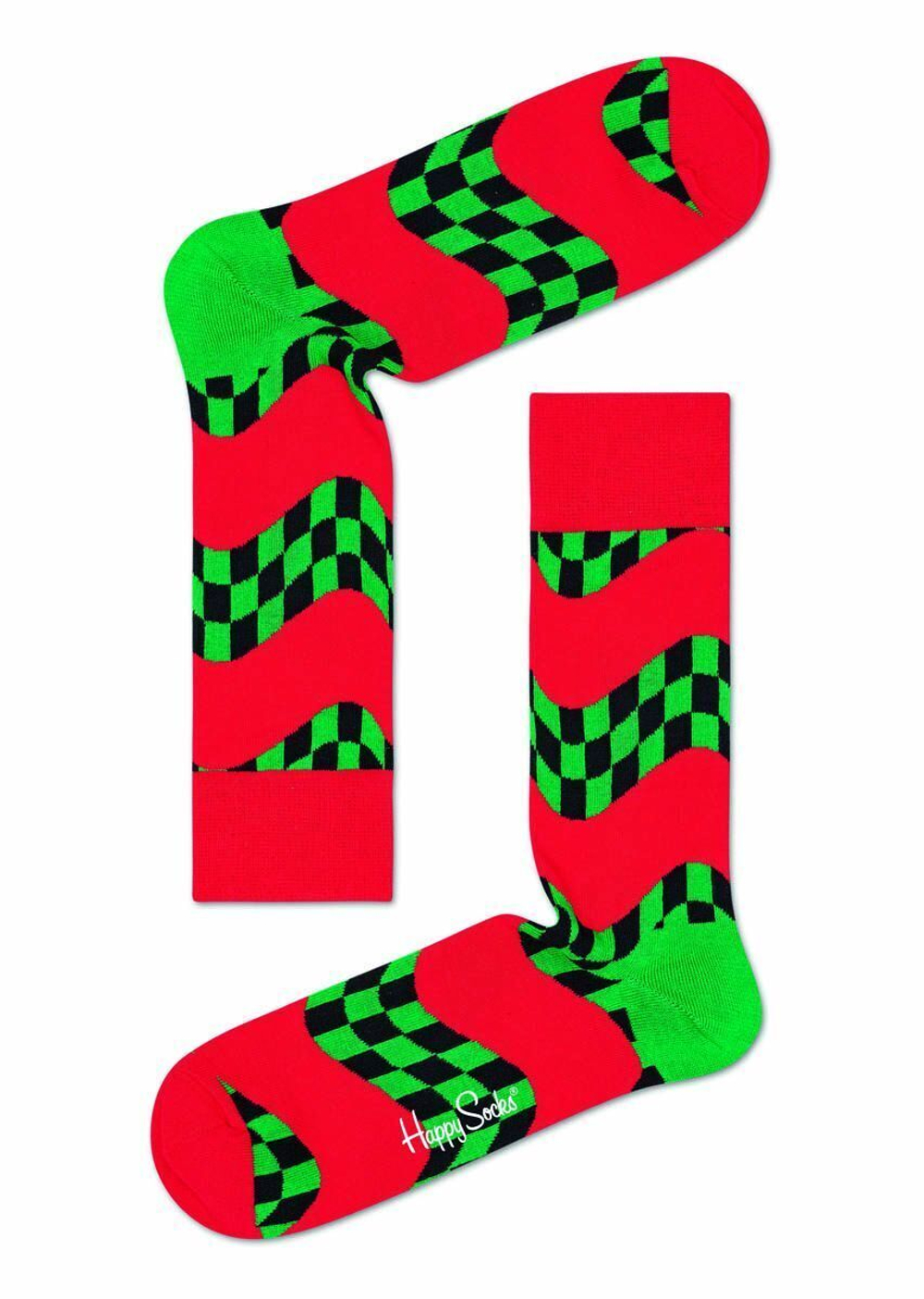 Носки унисекс Race Sock с финишной прямой (Размер: 29) (Цвет: красный)