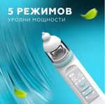 Аспиратор назальный детский, электрический соплеотсос для новорожденных