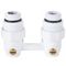 Узел нижнего подключения Royal Thermo угловой 1/2quot;х3/4quot; EK (белый) — (2)