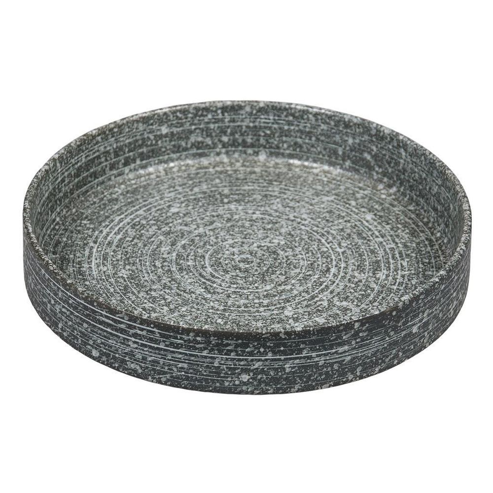 Тарелка с бортом 25 см h4,5 см глазурь Glossy Stone Untouched Taiga P.L. Proff Cuisine [1]