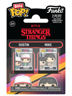 Набор Funko Bitty POP! Stranger Things S1 Dustin+Mike 2шт 88936