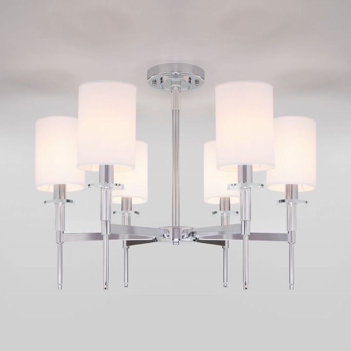 Подвесная люстра Eurosvet Brielle 60132/6 хром