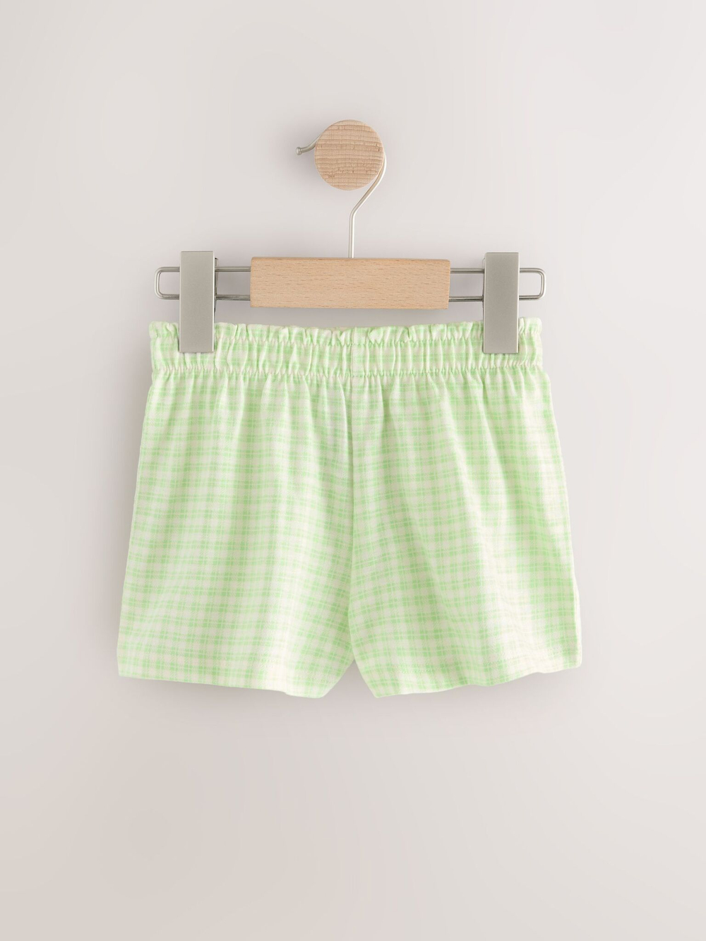 Шорты хлопковые для девочки Next AG9-945, 4 шт., Салатовый, Голубой, Молочный