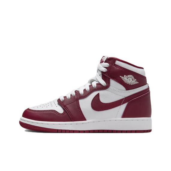 Иордания Air Jordan 1 Детские баскетбольные мячи Высокие Белые и Красные Уни-сексы