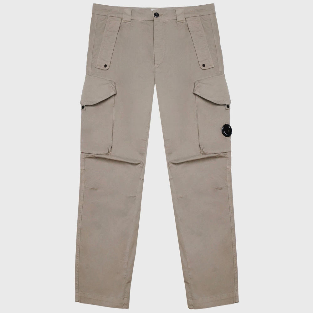 Брюки C.P. Company Stretch Satin Lens Cargo Silver Sage