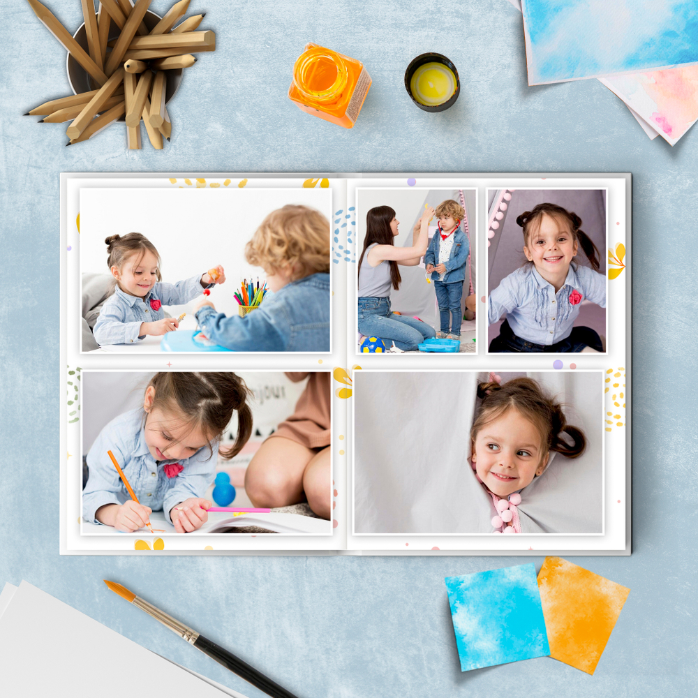PSD-Шаблон фотокниги "Гномики"