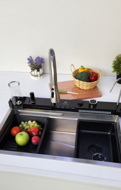 Многофункциональная кухонная мойка из нержавеющей стали BZ9951JS цвета Золотой