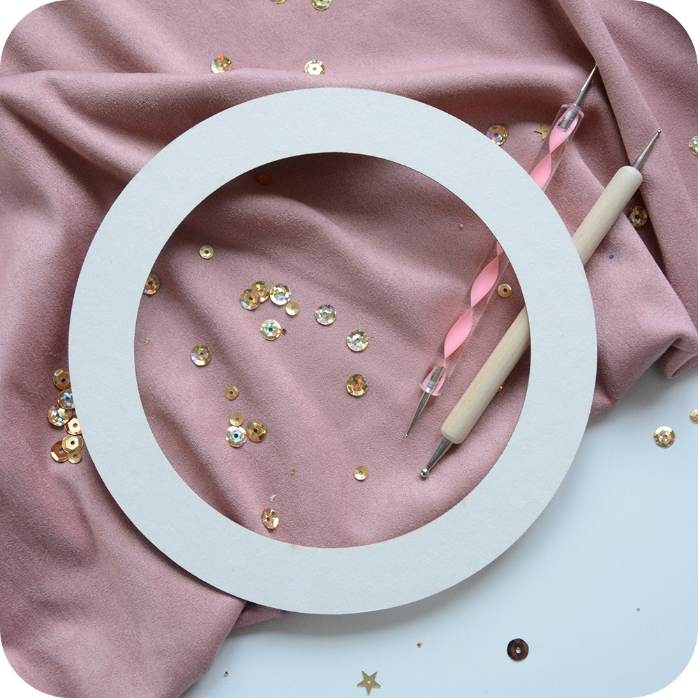 Заготовка для шейкера или тиснения, круглая рамка в ассортименте