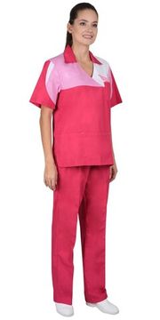 Костюм женский "Сириус-Лотос" (слива/тепло-розовый)