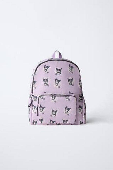 ZARA ШКОЛЬНЫЙ РЮКЗАК KUROMI © SANRIO, ЦВЕТ МАЛЬВЫ