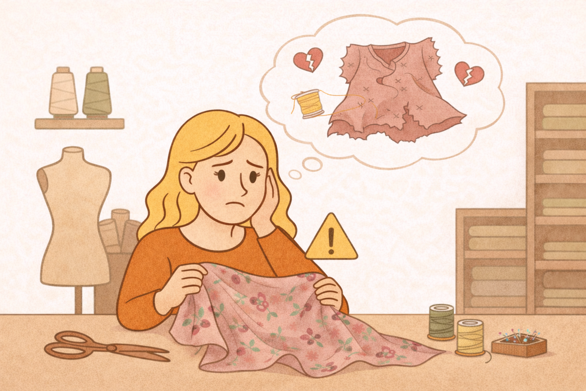 Страх испортить ткань при шитье: причины, ошибки и способы начать без паники