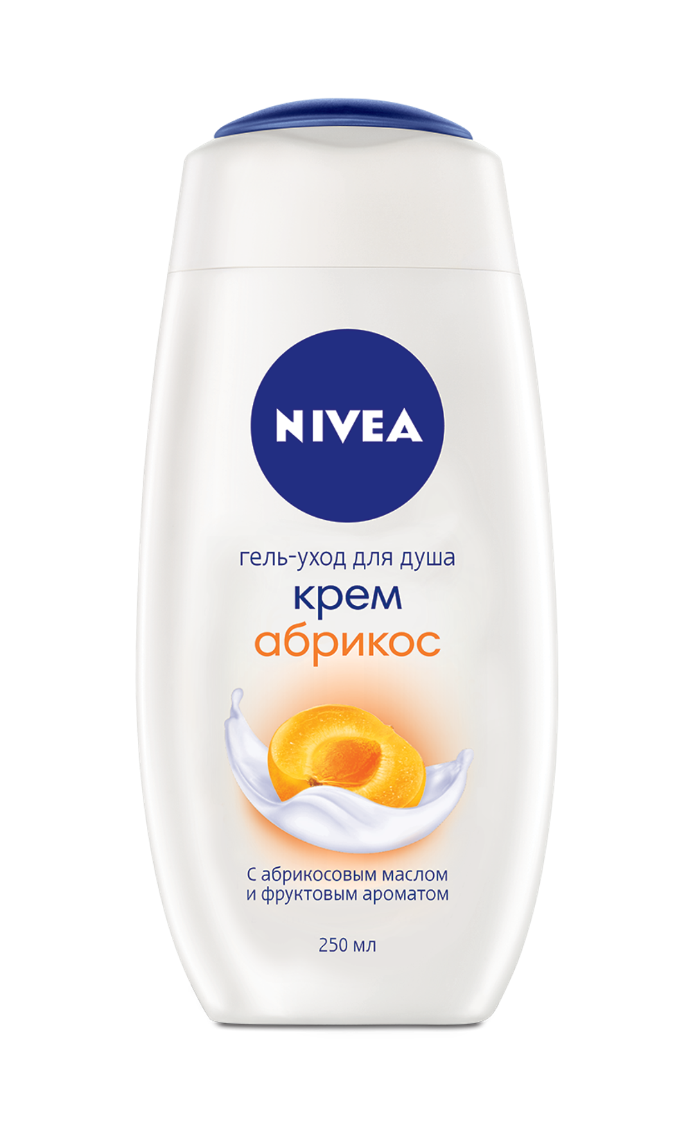 Nivea гель для душа Крем и Абрикос 250мл