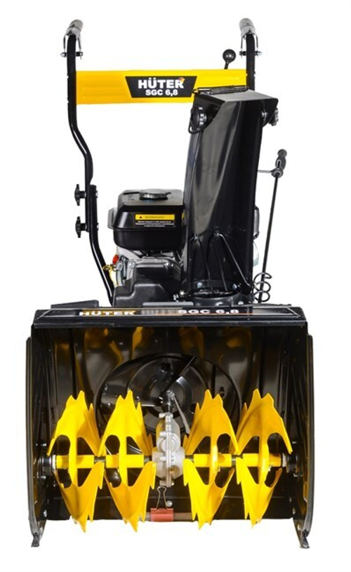 Снегоуборщик Huter SGC 6,8, бензиновый, 7л.с., самоходный