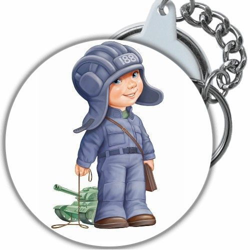 Плакат "Мальчик-танкист"