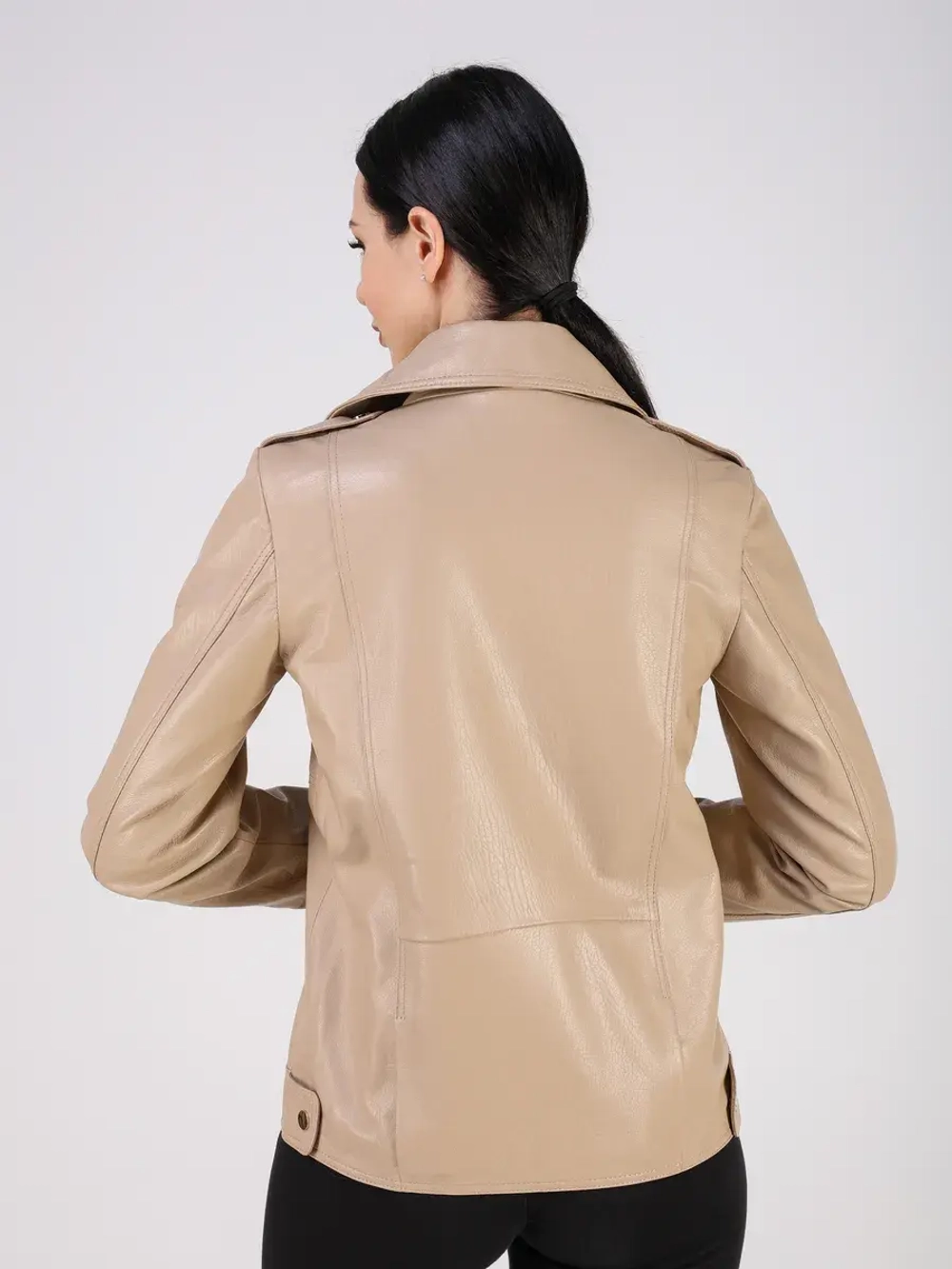 Кожаная куртка демисезонная косуха