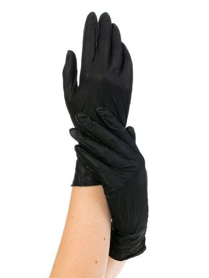 Нитриловые перчатки NitriMAX (НитриМакс), черные