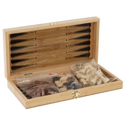 GAEM Игра настольная 3 в 1 (шахматы, шашки, нарды), L29 W15 H4,5 см