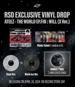 Альбом ATEEZ - THE WORLD EP.FIN : WILL 2nd Album LIMITED GATEFOLD EXCLUSIVE VINYL