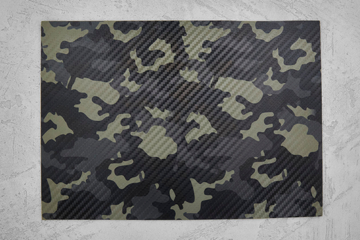 Kydex Camo olive 2,03мм, лист 300x200мм