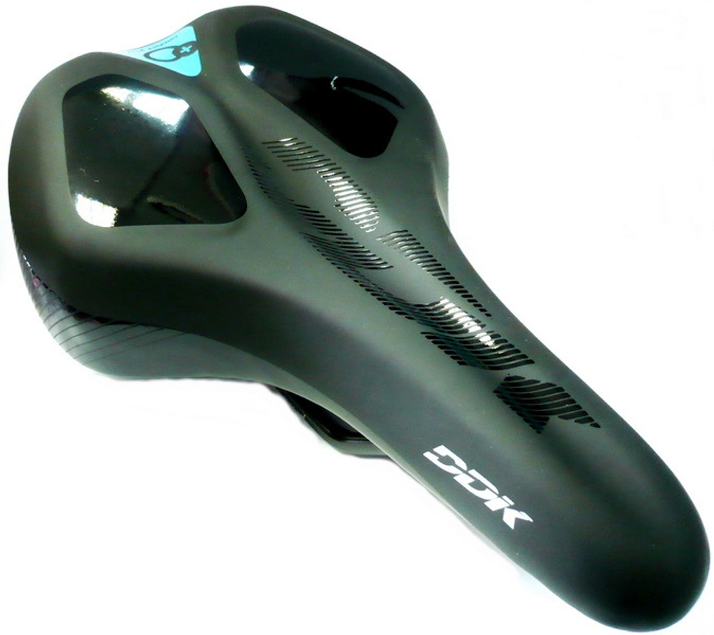 Седло VLX-S15  270x165мм, Comfort Plus с формой памяти. С 2 глянцевыми пентагонами
