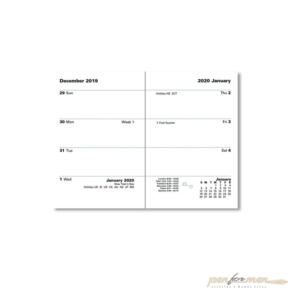 Еженедельник Letts LadyDate золотистый (412 000061)