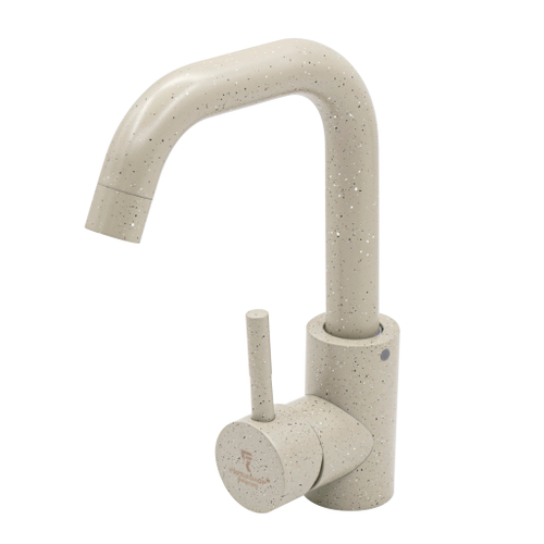 67-0-727 Смеситель однорычажный, для кухни, РК, гайка, бежевый, под камень,картридж 40мм