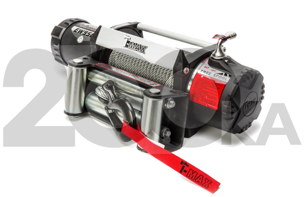 Лебедка автомобильная T-MAX HEW-9500 X-Power (4318кг) электрическая 12В