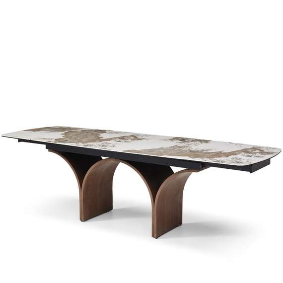 Раздвижной стол Torsion, 180-260х90 см, керамика