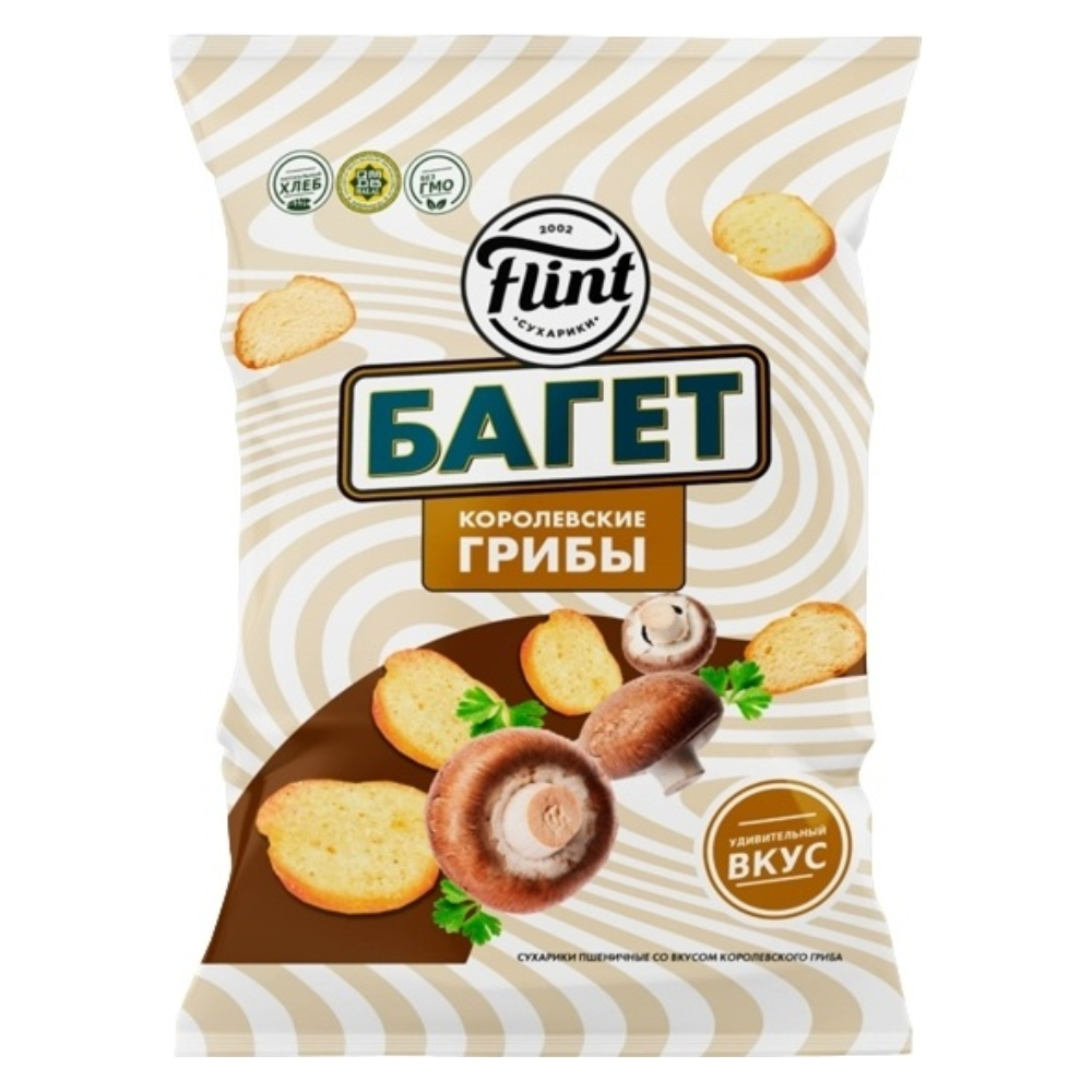 Сухарики Flint багет 60 гр