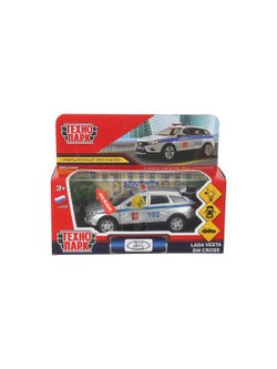 Машинка детская металлическая 12 см Полиция