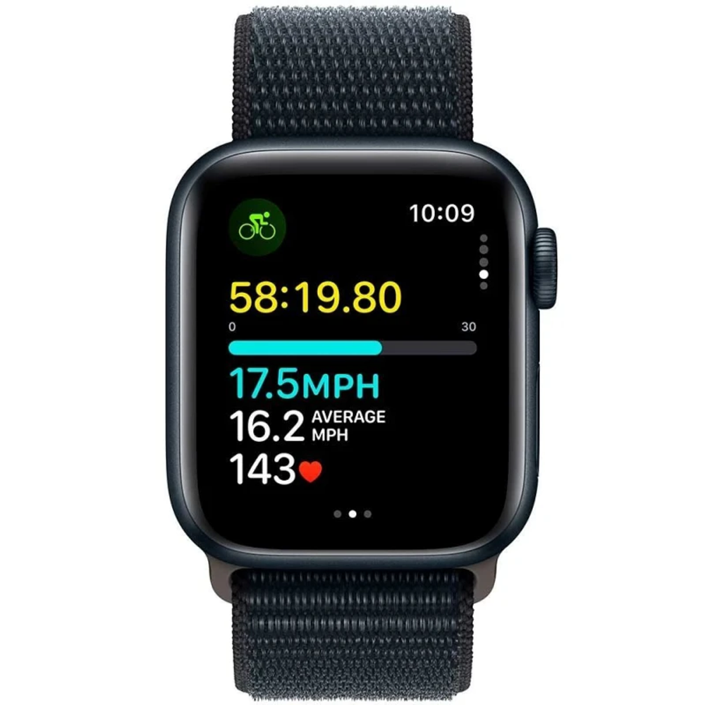 Умные часы Apple Watch SE (Gen 2) 44mm Midnight Al Midnight SL GPS (MREA3)