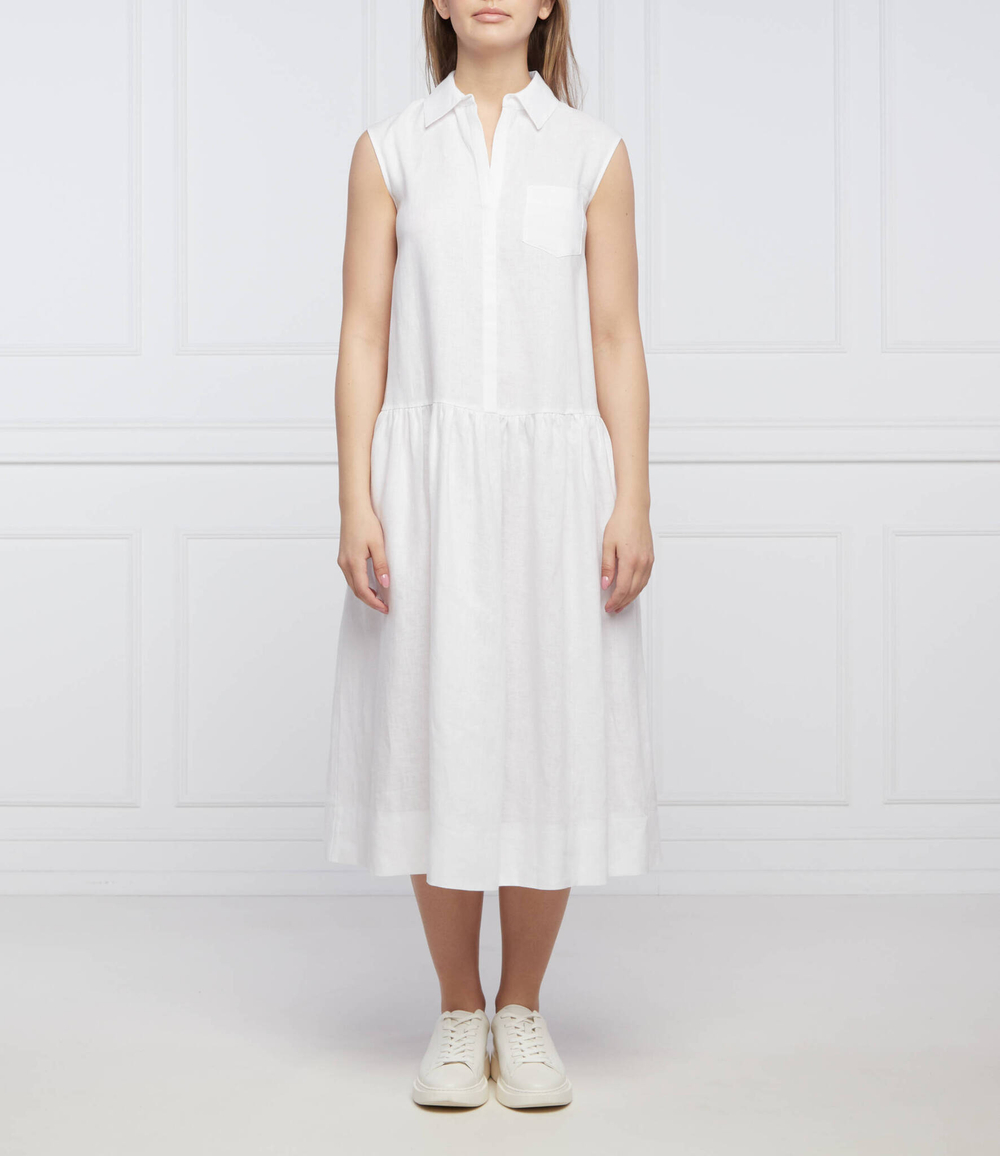 льняное платье getto Max Mara Leisure - белый(32210626600)