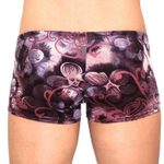 Мужские трусы-боксеры с узором под велюр Violet Flower Boxer (Размер: M) (Цвет: разноцветный)