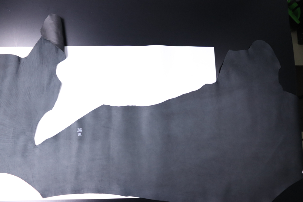 1,2-1,4 Кожа Наппа эконом черная К/К 141дм² (КЛ)