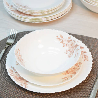 Столовый набор 19 предметов "Фантазия" стеклокерамика, Jewel