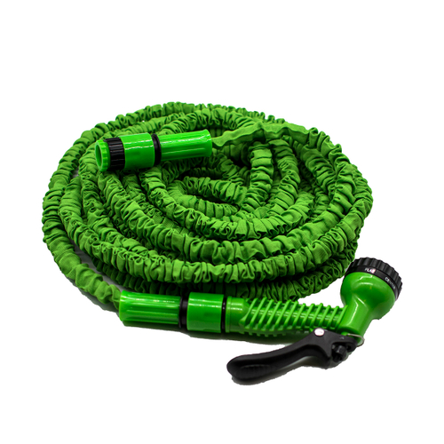 Шланг растягивающийся 7,5 - 22,5 м, для полива, с пистолетом-распылителем, Feona, 207102---