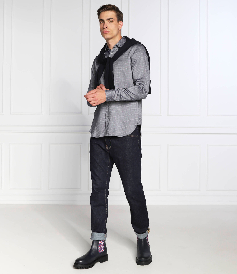 рубашка roger_f BOSS BLACK - пепельный(50477826)