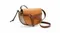 Женская кожаная сумка Loewe Gate коричневый
