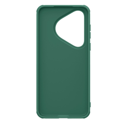 Усиленный двухкомпонентный чехол зеленого цвета (Deep Green) от Nillkin для Huawei Pura 70, серия Super Frosted Shield Pro