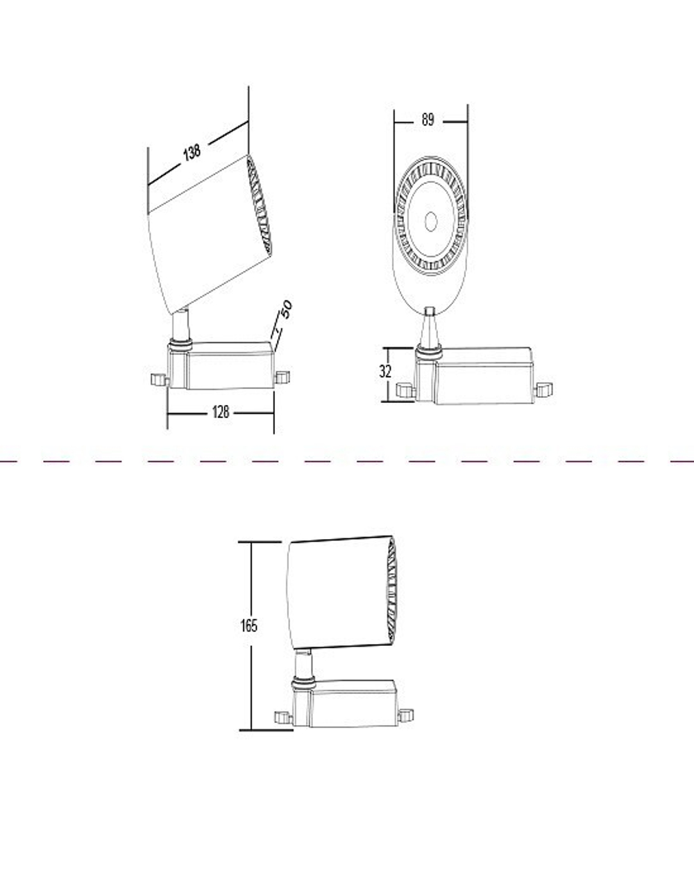 Трековый светильник Maytoni Technical TR003-1-30W4K-W